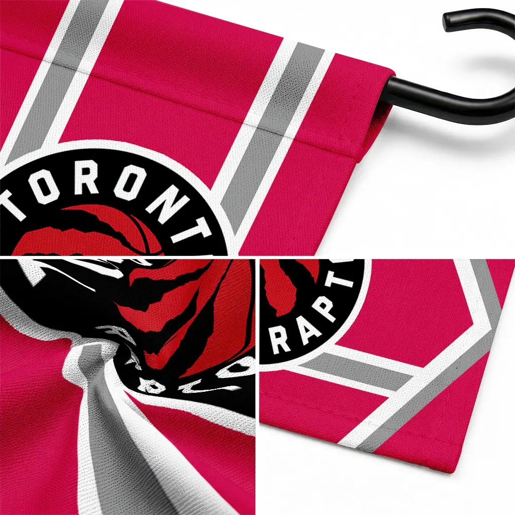 Toronto Raptors Garden Flag Customized Chevron Stripes Red Latest Model Toronto Raptors Garden Flag Customized Chevron Stripes Red Latest Model