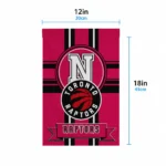 Toronto Raptors Garden Flag Customized Circle Medallion Red Best Selling