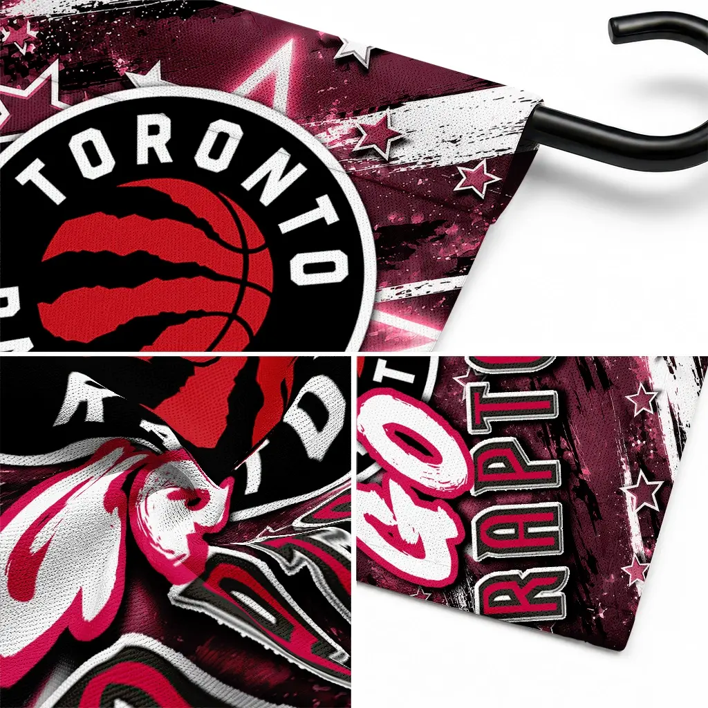 Toronto Raptors Garden Flag Personalized Glowing Star Red Latest Model Toronto Raptors Garden Flag Personalized Glowing Star Red Latest Model