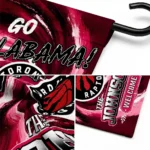 Toronto Raptors Garden Flag Personalized Swirl Vortex Red Best Selling