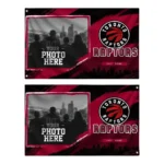 Toronto Raptors House Flag Custom Framed Photo Red Black Best Selling