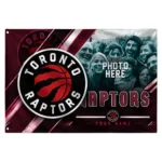 Toronto Raptors House Flag Personalized Diagonal Stripes Red Best Selling