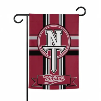 Troy Trojans Garden Flag Custom Circle Medallion Red Best Selling