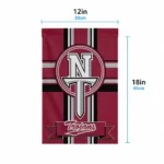 Troy Trojans Garden Flag Custom Circle Medallion Red Best Selling
