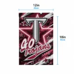Troy Trojans Garden Flag Customized Glowing Star Red Best Selling