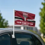 Troy Trojans House Flag Custom Brushed Streaks Red Best Selling