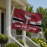 Troy Trojans House Flag Custom Brushed Streaks Red Best Selling