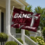 Troy Trojans House Flag Customized Action Streaks Red Best Selling