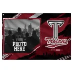Troy Trojans House Flag Personalized Framed Photo Red Black Best Selling