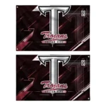 Troy Trojans House Flag Personalized Speed Slashes Red Best Selling