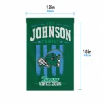 Tulane Green Wave Garden Flag Customized Distressed Stripes Green Best Selling