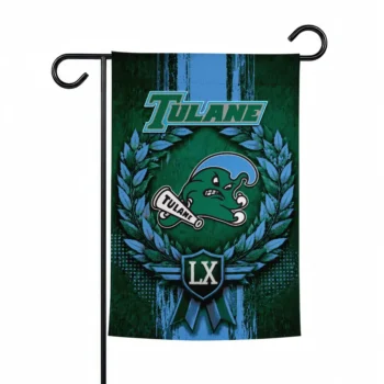 Tulane Green Wave Garden Flag Customized Laurel Wreath Green Best Selling
