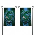 Tulane Green Wave Garden Flag Customized Laurel Wreath Green Best Selling