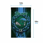 Tulane Green Wave Garden Flag Customized Laurel Wreath Green Best Selling
