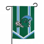 Tulane Green Wave Garden Flag Personalized Chevron Stripes Green Best Selling