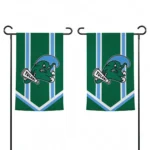 Tulane Green Wave Garden Flag Personalized Chevron Stripes Green Best Selling