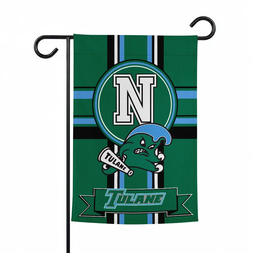 Tulane Green Wave Garden Flag Personalized Circle Medallion Green Best Selling Tulane Green Wave Garden Flag Personalized Circle Medallion Green Best Selling