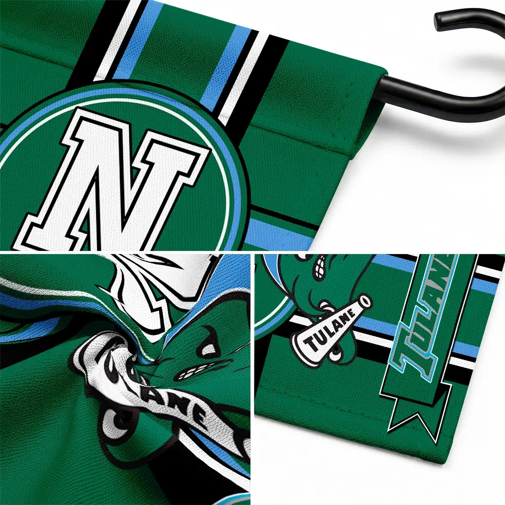 Tulane Green Wave Garden Flag Personalized Circle Medallion Green Latest Model Tulane Green Wave Garden Flag Personalized Circle Medallion Green Latest Model