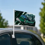 Tulane Green Wave House Flag Custom Diagonal Stripes Green Best Selling