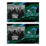 Tulane Green Wave House Flag Customized Framed Photo Green Black Best Selling