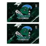 Tulane Green Wave House Flag Customized Speed Slashes Green Best Selling