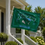 Tulane Green Wave House Flag Personalized Ornate Border Green Best Selling
