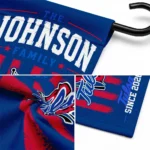 Tulsa Golden Hurricane Garden Flag Custom Distressed Stripes Blue Best Selling