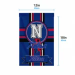 Tulsa Golden Hurricane Garden Flag Customized Circle Medallion Blue Best Selling