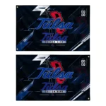Tulsa Golden Hurricane House Flag Custom Speed Slashes Blue Best Selling