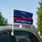 Tulsa Golden Hurricane House Flag Customized Brushed Streaks Blue Best Selling