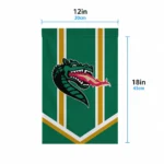 Uab Blazers Garden Flag Custom Chevron Stripes Green Best Selling
