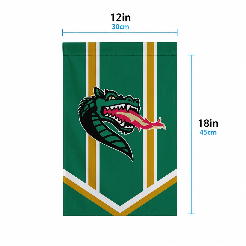 Uab Blazers Garden Flag Custom Chevron Stripes Green High Quality Uab Blazers Garden Flag Custom Chevron Stripes Green High Quality