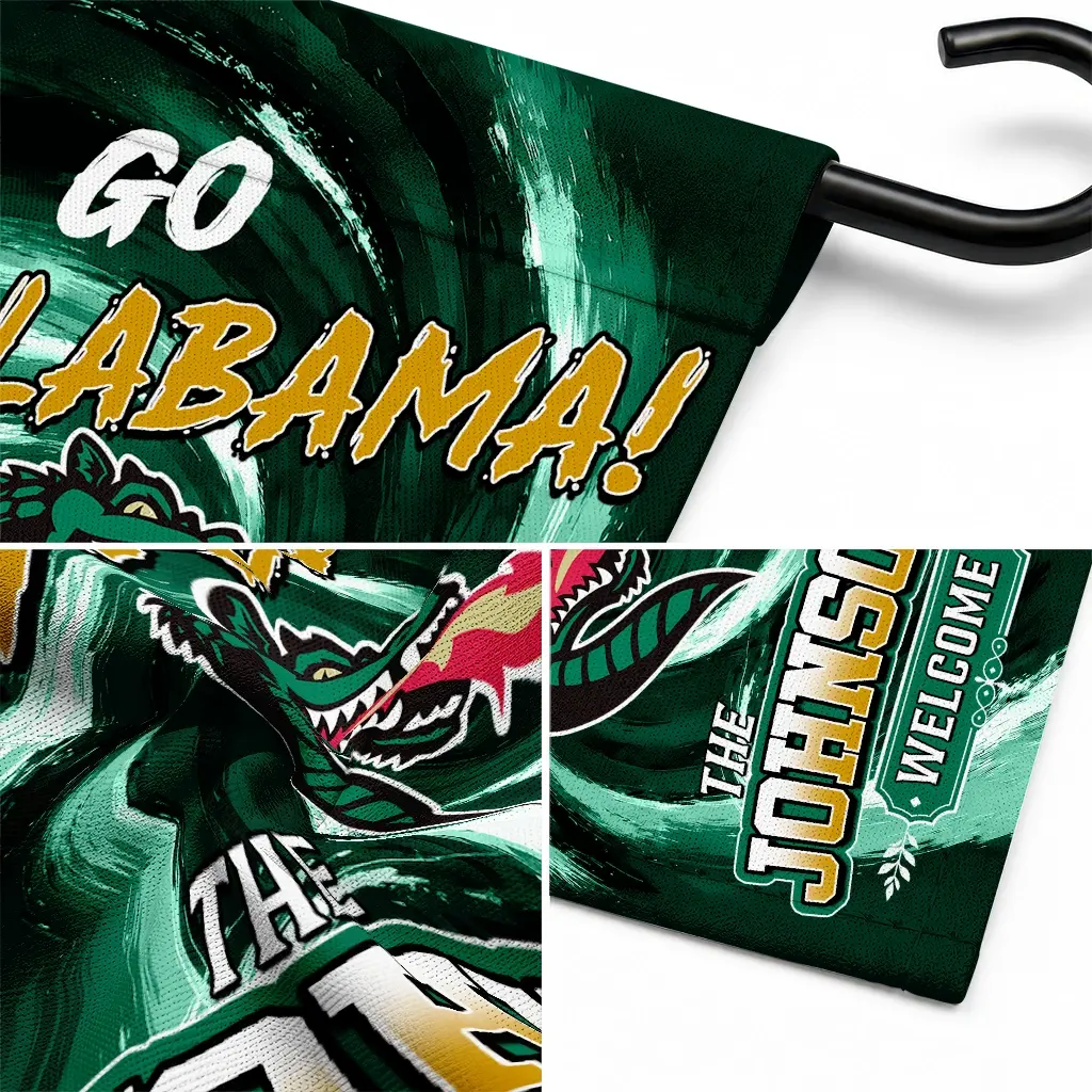 Uab Blazers Garden Flag Customized Swirl Vortex Green Latest Model Uab Blazers Garden Flag Customized Swirl Vortex Green Latest Model