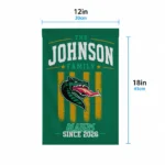 Uab Blazers Garden Flag Personalized Distressed Stripes Green Best Selling