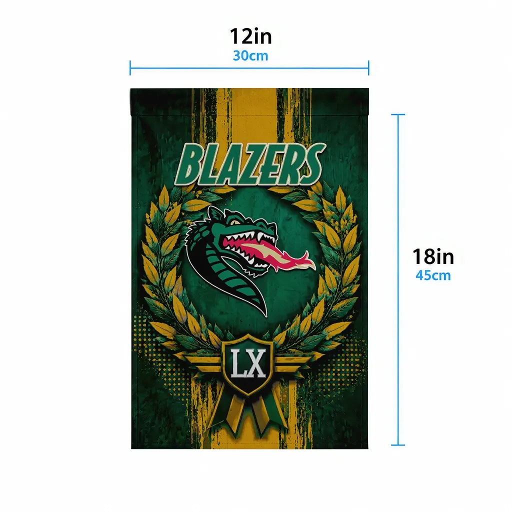 Uab Blazers Garden Flag Personalized Laurel Wreath Green High Quality Uab Blazers Garden Flag Personalized Laurel Wreath Green High Quality