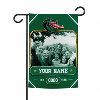 UAB Blazers Garden Flag - Personalized Photo Frame Green
