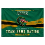 Uab Blazers House Flag Custom Brushed Streaks Green Best Selling