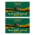 Uab Blazers House Flag Custom Brushed Streaks Green Best Selling