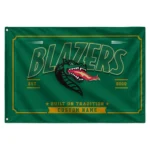Uab Blazers House Flag Custom Ornate Border Green Best Selling