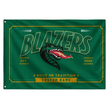 Uab Blazers House Flag Custom Ornate Border Green Best Selling