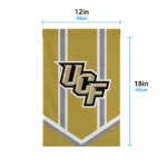 Ucf Knights Garden Flag Customized Chevron Stripes Gold Best Selling