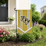 Ucf Knights Garden Flag Customized Chevron Stripes Gold Best Selling