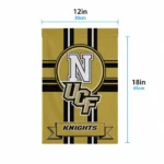 Ucf Knights Garden Flag Customized Circle Medallion Gold Best Selling