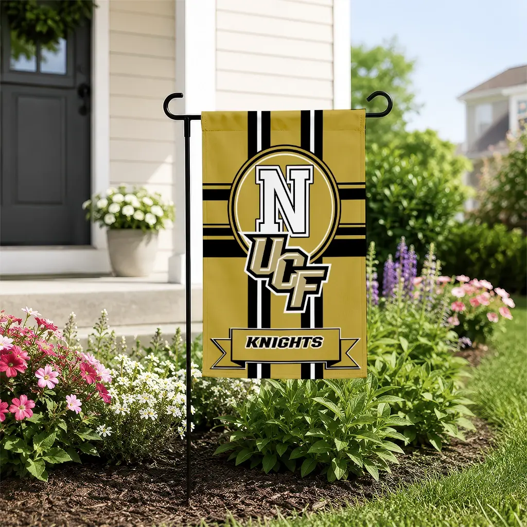 Ucf Knights Garden Flag Customized Circle Medallion Gold New Arrival Ucf Knights Garden Flag Customized Circle Medallion Gold New Arrival