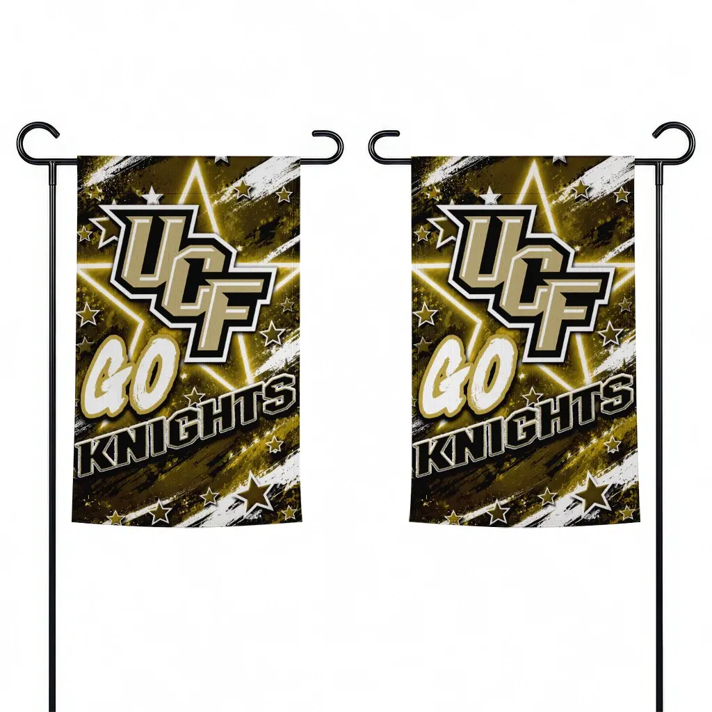 Ucf Knights Garden Flag Personalized Glowing Star Gold Fashion Forward Ucf Knights Garden Flag Personalized Glowing Star Gold Fashion Forward
