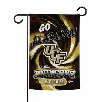 Ucf Knights Garden Flag Personalized Swirl Vortex Gold Best Selling