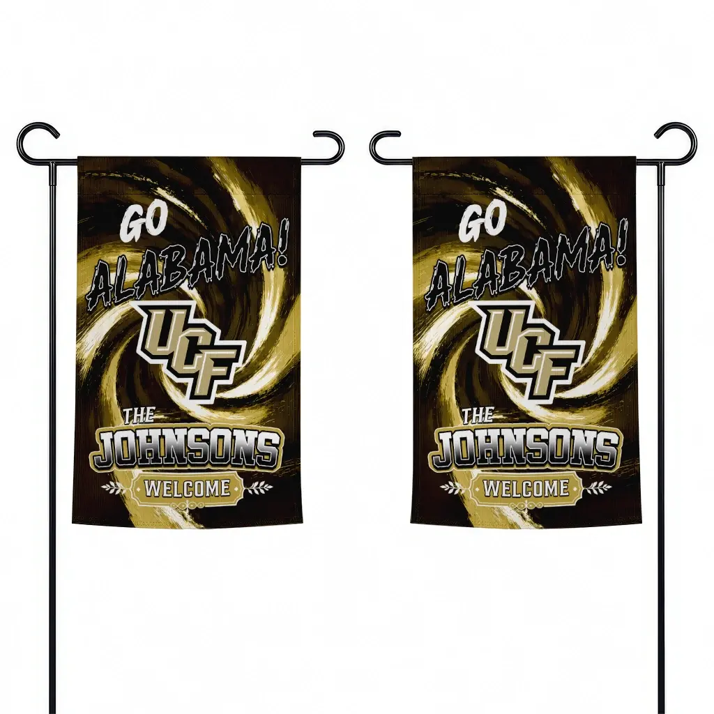 Ucf Knights Garden Flag Personalized Swirl Vortex Gold Fashion Forward Ucf Knights Garden Flag Personalized Swirl Vortex Gold Fashion Forward