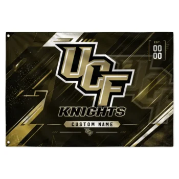 Ucf Knights House Flag Custom Speed Slashes Gold Best Selling