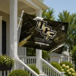 Ucf Knights House Flag Custom Speed Slashes Gold Best Selling