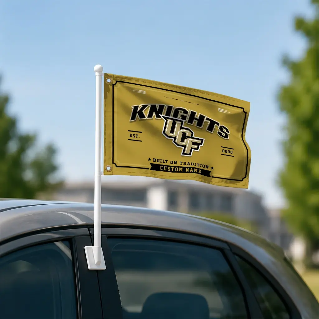 Ucf Knights House Flag Customized Ornate Border Gold Latest Model Ucf Knights House Flag Customized Ornate Border Gold Latest Model